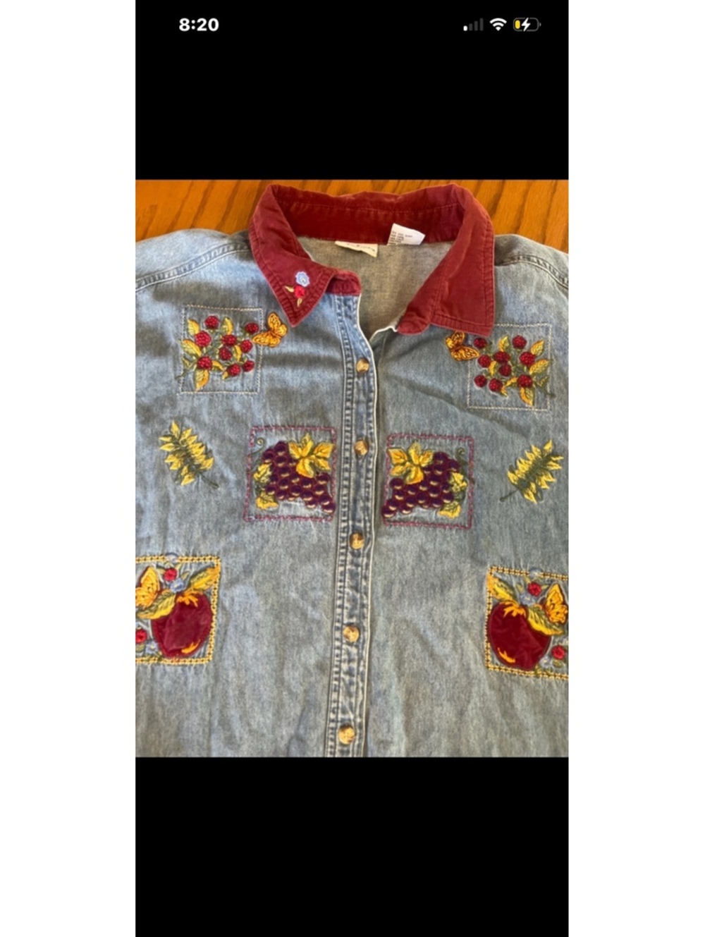 Vintage Bobbie brooks women’s button up